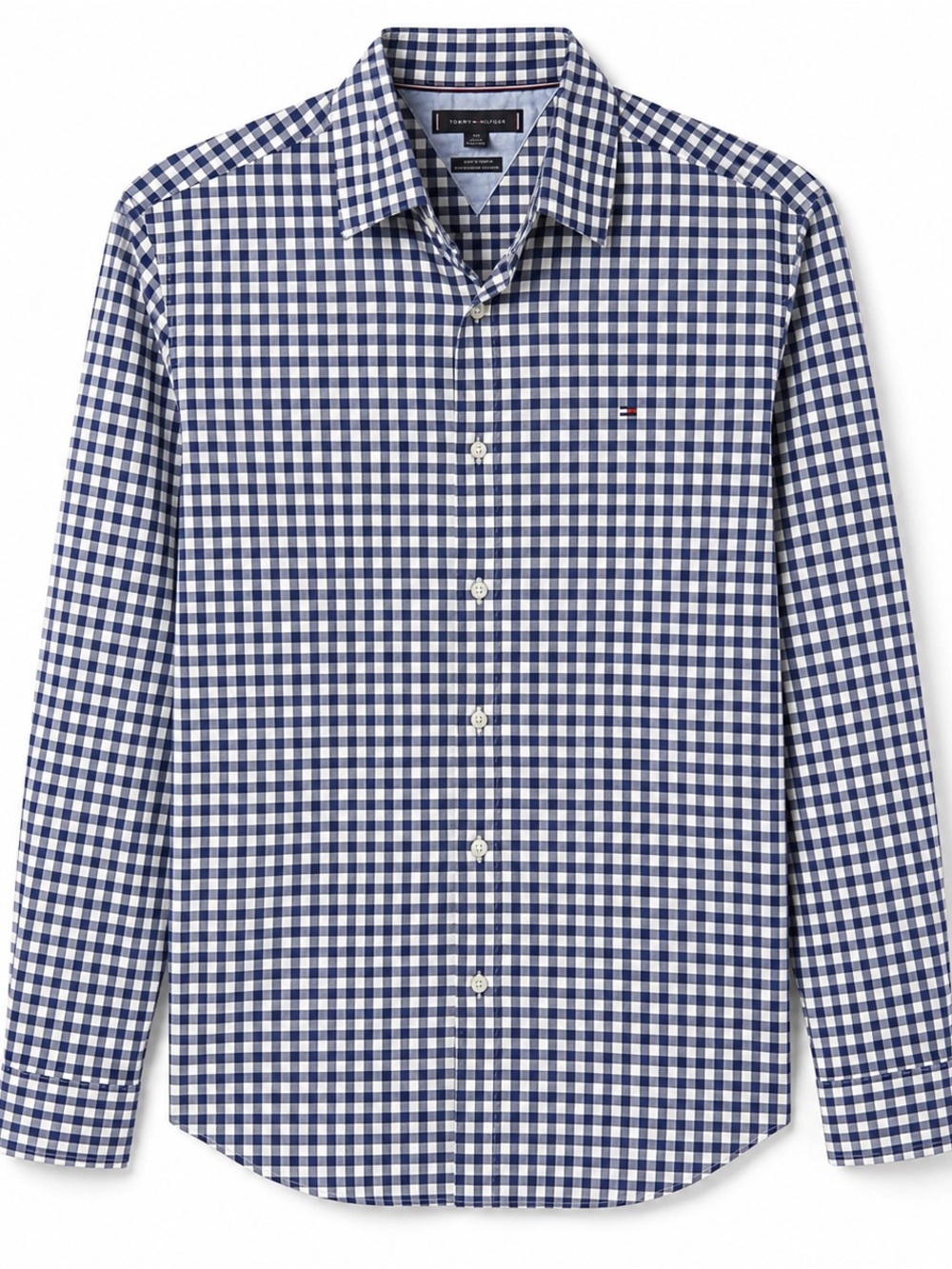 Tommy Hilfiger Blue Gingham Button-Up Shirt | S - Picture 2 of 5